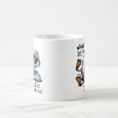 Was auch immer das Leben auf dich wirft Kaffeetasse (Mittel)