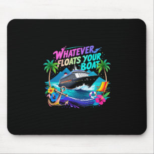 Was auch immer dein Boot kreuzt Squad Team Strand  Mousepad