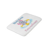 Was auch immer deinen Elefanten schweben lässt 3 Badematte (Schrägansicht)