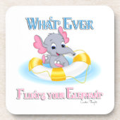 Was auch immer deinen Elefanten schweben lässt 3 Untersetzer (Vorderseite)