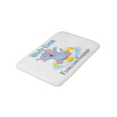 Was auch immer deinen Elefanten schweben lässt Badematte (Schrägansicht)