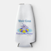 Was auch immer deinen glücklichen Elefanten schweb Flaschenkühler (Vorderseite)