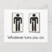 Was auch immer den Gay-Male-Lichtschalter antreibt Postkarte (Vorderseite)