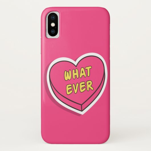 Was auch immer der Fall Mate Barely iPhone X Case-Mate iPhone Hülle (Rückseite)
