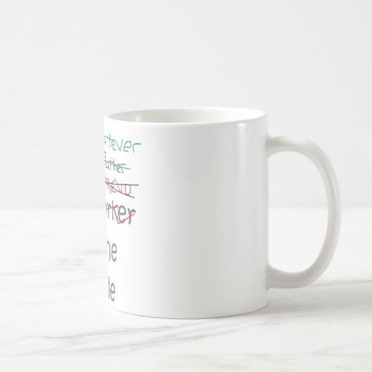Was auch immer die Braut Kaffeetasse (Rechts)