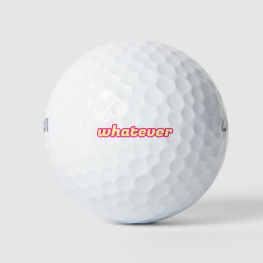 Was auch immer die Kunst ist Golfball (Vorderseite)