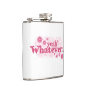 Was auch immer die Rosa-Damen-Slogan angesagte Fla Flachmann (Rechts)