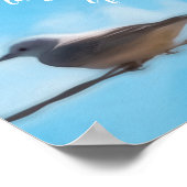 Was auch immer fällt Blau der Erde Himmel mit Voge Poster (Ecke)