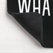 "Was auch immer" Funny Phrase einfache Maus Pad Mousepad (Ecke)