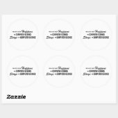 Was auch immer geschieht - Informatik Runder Aufkleber (Blatt)