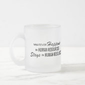 Was auch immer geschieht - Personal Mattglastasse (Links)