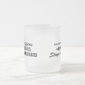 Was auch immer geschieht - Personal Mattglastasse (Mittel)