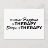 Was auch immer geschieht - Therapie Postkarte (Vorderseite)