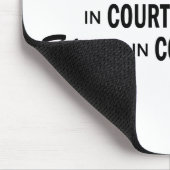 Was auch immer geschieht - umwerben Sie Bericht Mousepad (Ecke)