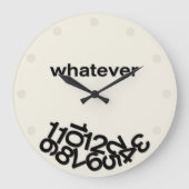 Was auch immer große wanduhr (Vorderseite)