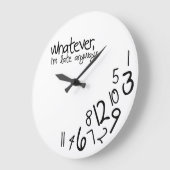 was auch immer große wanduhr (Winkel)