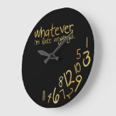 Was auch immer große wanduhr (Winkel)