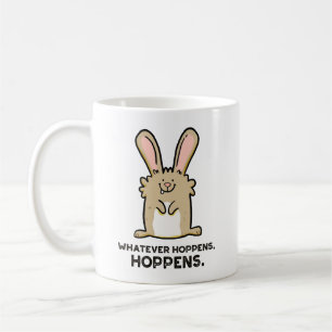 Was auch immer Hoppens, Hoppens Rabbit Pun Tasse