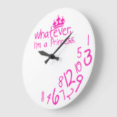 Was auch immer, ich bin Prinzessin Große Wanduhr (Winkel)
