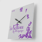 Was auch immer, ich irgendwie spät sind - #660198 quadratische wanduhr (Winkel)