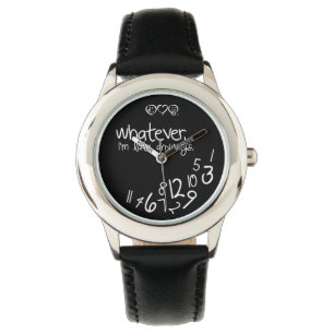 was auch immer, ich irgendwie spät sind armbanduhr