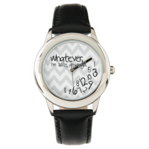 was auch immer, ich irgendwie spät sind armbanduhr
