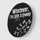 was auch immer ich spät bin, die Wanduhr (Winkel)