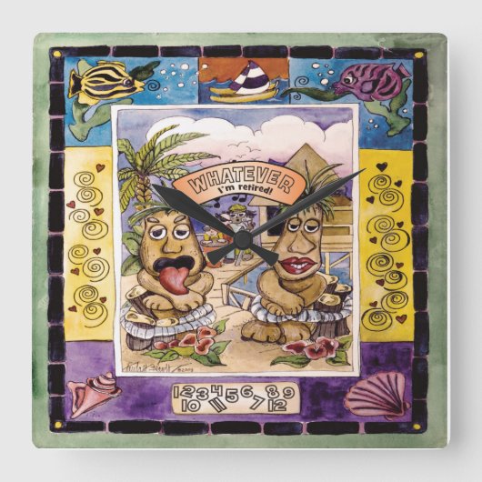 Was auch immer, ich zurückgezogen werden!  Uhr (Vorderseite)