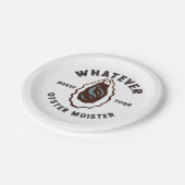 Was auch immer Ihr Austern Moister Funny SeaFood m Pappteller (Schrägansicht)