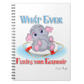 Was auch immer Ihr Baby Elephant schwimmt Notizblock (Vorderseite)