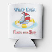 Was auch immer Ihr Boot schwimmt Dosenkühler (Vorderseite)