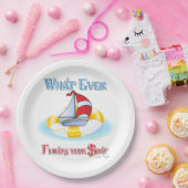 Was auch immer Ihr Boot schwimmt Pappteller (Party)