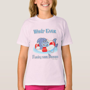 Was auch immer Ihr Dolphin schwimmt T-Shirt
