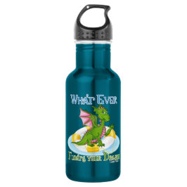 Was auch immer Ihr Drache Niedlich schwimmt Trinkflasche