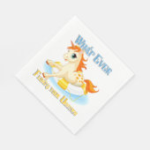 Was auch immer Ihr Einhorn schwimmt Serviette (Ecke)