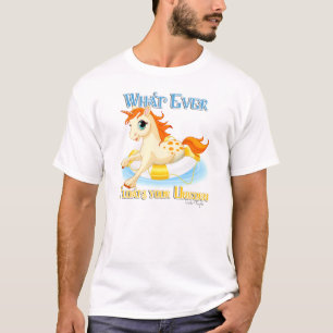 Was auch immer Ihr Einhorn schwimmt T-Shirt