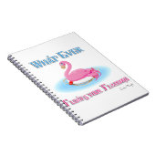 Was auch immer Ihr Flamingo 2 schwimmt Notizblock (Rechte Seite)