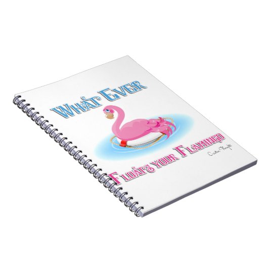 Was auch immer Ihr Flamingo 2 schwimmt Notizblock (Rechte Seite)