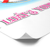 Was auch immer Ihr Flamingo 2 schwimmt Poster (Ecke)