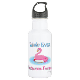 Was auch immer Ihr Flamingo 2 schwimmt Trinkflasche