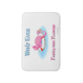 Was auch immer Ihr Flamingo 3 schweben lässt Badematte (Vorderseite Vertikal)