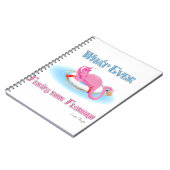 Was auch immer Ihr Flamingo 3 schweben lässt Notizblock (Linke Seite)