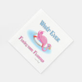 Was auch immer Ihr Flamingo 3 schweben lässt Serviette (Ecke)