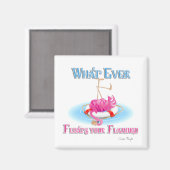 Was auch immer Ihr Flamingo schweben lässt Magnet (Vorderseite/Rückseite)