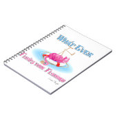 Was auch immer Ihr Flamingo schweben lässt Notizblock (Linke Seite)