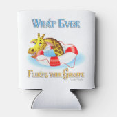 Was auch immer Ihr Giraffe 2 schweben lässt Dosenkühler (Rückseite)