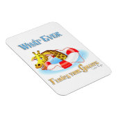 Was auch immer Ihr Giraffe 2 schweben lässt Magnet (Rechte Seite)