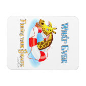 Was auch immer Ihr Giraffe 2 schweben lässt Magnet (Horizontal)