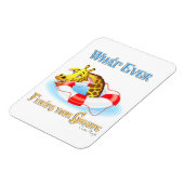 Was auch immer Ihr Giraffe 2 schweben lässt Magnet (Linke Seite)