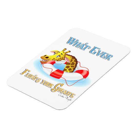 Was auch immer Ihr Giraffe 2 schweben lässt Magnet (Linke Seite)